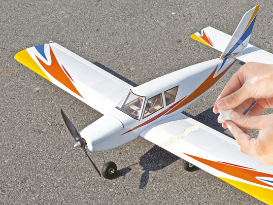 Rekonštrukcia modelárskeho lietadla